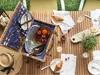 BELIANI Picknickkorb für 4 Personen aus naturfarbenem und Produktbild-Vorschau 4