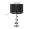 Lampa stołowa Relaxdays, lampa nocna w stylu kryształowym, Podgląd zdjęcia produktu 4
