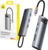 Baseus Metal Gleam 7in1 Hub, USB-C zu 3x USB 3.0 + HDMI Produktbild-Vorschau 1