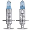 Two automotive headlight bulbs shown side-by-side on a white background. Produktbild-Vorschau