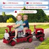 COSTWAY 3-miestne elektrické autíčko, 12V detské autíčko s Náhľad obrázku produktu 3