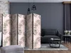 5-teiliger Doppelseitiger Vlies Paravent - Pink Palm Leaves Produktbild-Vorschau 2