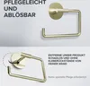 Toiletrolhalter aus Edelstahl, goud, ohne Bohren, Produktbild-Vorschau 4