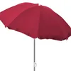 Sonnenschirm rund Ø1,80m rot Polyester knickbar UV Schutz Produktbild-Vorschau 1