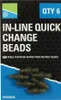 6 x PRESTON IN-LINE QUICK CHANGE BEADS Connecteur Method Voir les images du produit 2