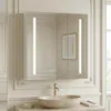 Armoire À Miroir Rea M1015-60 60X65 Led Blanc Voir les images du produit 7