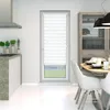 Doppelrollo Fenster ohne Bohren Zevra 90x160cm weiß Produktbild-Vorschau 9