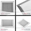 SOTECH Lüftungsgitter 250 x 250 mm Aluminium – Produktbild-Vorschau 3