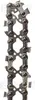 A close-up, straight-on view of a chainsaw chain against a white background. Náhľad obrázku produktu