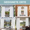 Outdoorvorhang, Leinen-Doppelscheiben-wasserdichte Produktbild-Vorschau 5