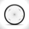 4 LED svetlá na kolesá bicykla, farebné osvetlenie ráfikov Náhľad obrázku produktu 8