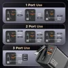 65W GaN Schnellladegerät Kompatibel, 3-Port USB C Netzteil Produktbild-Vorschau 8