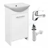 Stamar | Armoire de salle de bains, blanc, avec lavabo, 45 Voir les images du produit 1