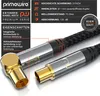 Kabel antenowy Primewire kątowy z oplotem - kabel Podgląd zdjęcia produktu 3