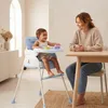 Twinky® Chaise haute bébé - Bleu - Chaise haute 2 en 1 - Voir les images du produit 2