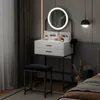Puluomis Coiffeuse avec éclairage LED, 3 modes de couleur, Voir les images du produit 6