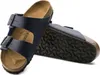 A pair of blue Birkenstock sandals on a white background. Produktbild-Vorschau