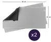 Brielle 2er Set 100% Baumwolle Kissenbezug mit verdecktem Produktbild-Vorschau 2