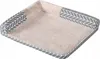 A pet bed with a geometric pattern on the sides and a soft beige interior. Produktbild-Vorschau