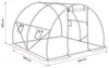 vidaXL Skleník 9m² 300x300x200 cm Náhled obrázku produktu 6