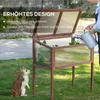 Outsunny Vyvýšený dřevěný studený rám Herb Bed pro zahradní Náhled obrázku produktu 7