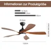 Sofucor 132 cm moderner Deckenventilator, Produktbild-Vorschau 2