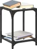 vidaXL Couchtische mit Glasplatte 2 Stk. Transparent Produktbild-Vorschau 2