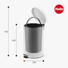 HAILO poubelle à pédale 5020601 Selekta ronde 20 l noire Voir les images du produit 5