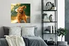 MuchoWow® Poster Nass - Hund - Wasser 75x75 cm - Wand Produktbild-Vorschau 4