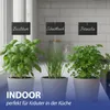 Gartenstecker Schieferschild 12er Set 10x40x4,5cm Edelstahl Produktbild-Vorschau 5