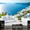 Selbstklebende Folie Fototapete - View on Santorini 343x245 Produktbild-Vorschau 2