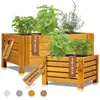 BOOGARDI Pflanzkasten Holz mit Vlies · Blumenkasten Balkon Produktbild-Vorschau 1