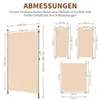 LEADZM Senkrechtmarkise Klemmmarkise 150x270x(210-310) cm Produktbild-Vorschau 3