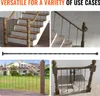 SucceBuy 44'' x 1/2'' Balustres d'escalier en acier Voir les images du produit 6