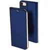 A blue flip case for a smartphone is shown against a white background. Produktbild-Vorschau