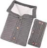 Unisex Baby Schlafsack mit Handschuhen Gestrickt Wickeln Produktbild-Vorschau 1