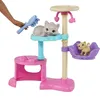 Barbie-pop en krabpaal voor katten, speelset met Productafbeelding-voorbeeld 3