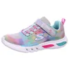 Skechers Glow Brites Klettschuh Grau Produktbild-Vorschau 1