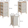Set di mobili da bagno Vicco Bruno Beige 3 parti, Model Anteprima dell’immagine prodotto 3