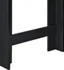 A close-up of the black metal frame of a bar table. Náhled obrázku produktu