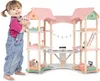 COSTWAY Puppenhaus aus Holz, 7-Zimmer 3-stöckiges Produktbild-Vorschau 1
