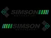 Set: pellicola adesiva UV "Simson Motorsport" - nero/verde Anteprima dell’immagine prodotto 1