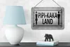 Blechschild Hinweis 18x12cm Pipi-Kaka Land Toilette Produktbild-Vorschau 4