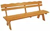 Gartenbank Sitzbank Holzbank Kiefer B 200 x T 60 x H 82 cm Produktbild-Vorschau 3
