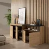 Sideboard, Highboard, 200x35x75cm, 4 Türen, Wohnzimmer, Produktbild-Vorschau 3