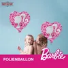 Folienballon Barbie Herz 45cm für Kindergeburtstag Party Produktbild-Vorschau 2