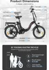 20 Zoll Bike Damenfahrrad City Elektrofahrrad Tire klapprad Produktbild-Vorschau 7