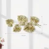 HOMCOM Wanddeko Wandbild Monstera-Wanddekoration Metallbild Produktbild-Vorschau 3