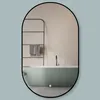 HOKO Badspiegel LED 45x75 cm Wandspiegel Oval+Rahmen+LED Produktbild-Vorschau 6