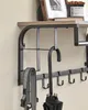 VASAGLE Wandregal mit 5 Haken, Kleiderständer, Länge 60 cm, Produktbild-Vorschau 5